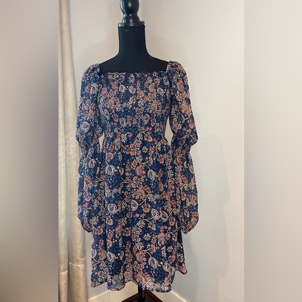 Bcbgeneration Size Small Navy Blue Dress. New